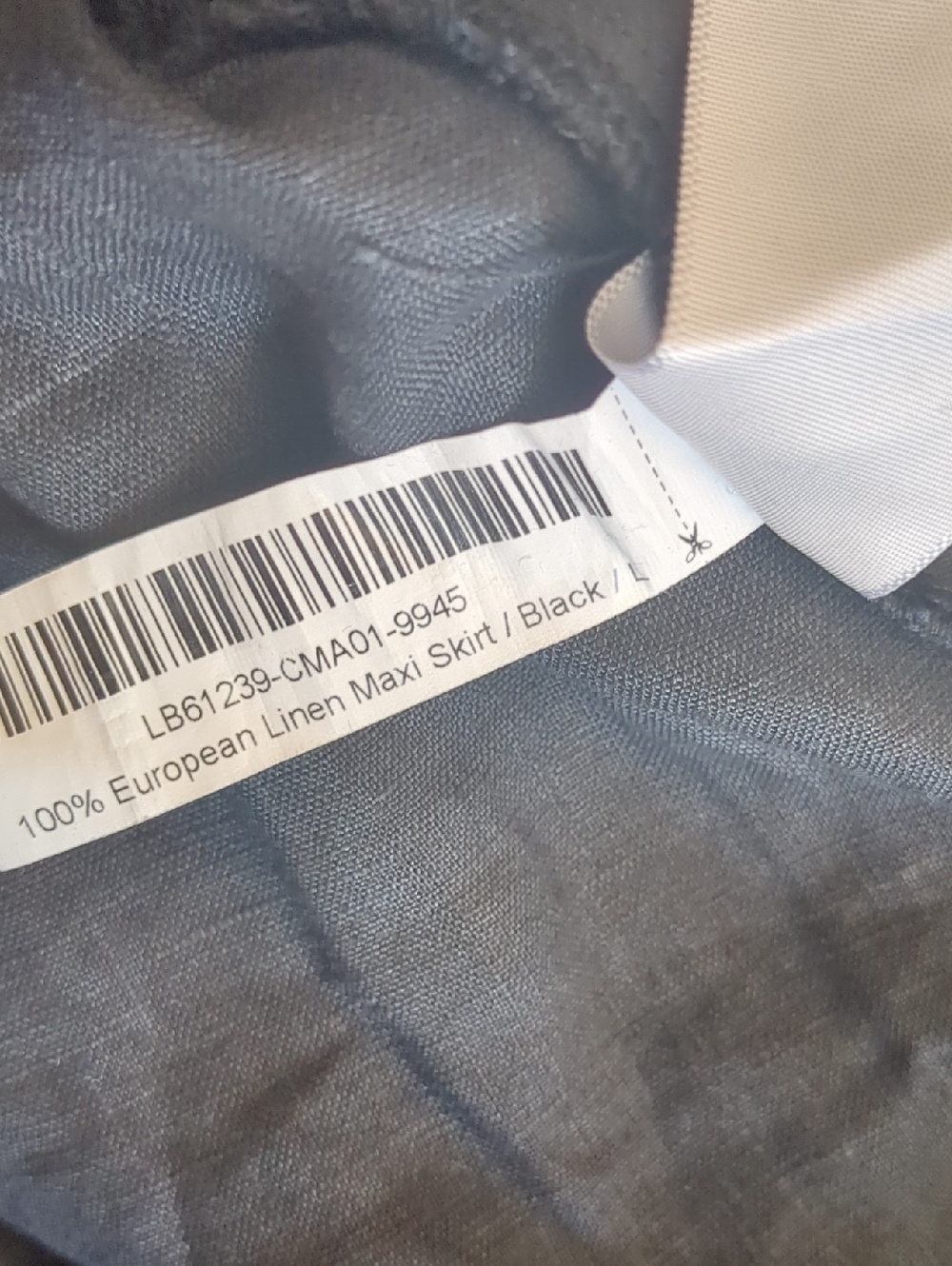 NWOT Quince Linen European Maxi Skirt Large - Picture 7 of 8